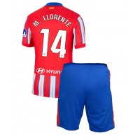 Camiseta Atletico Madrid Marcos Llorente #14 Primera Equipación para niños 2024-25 manga corta (+ pantalones cortos)